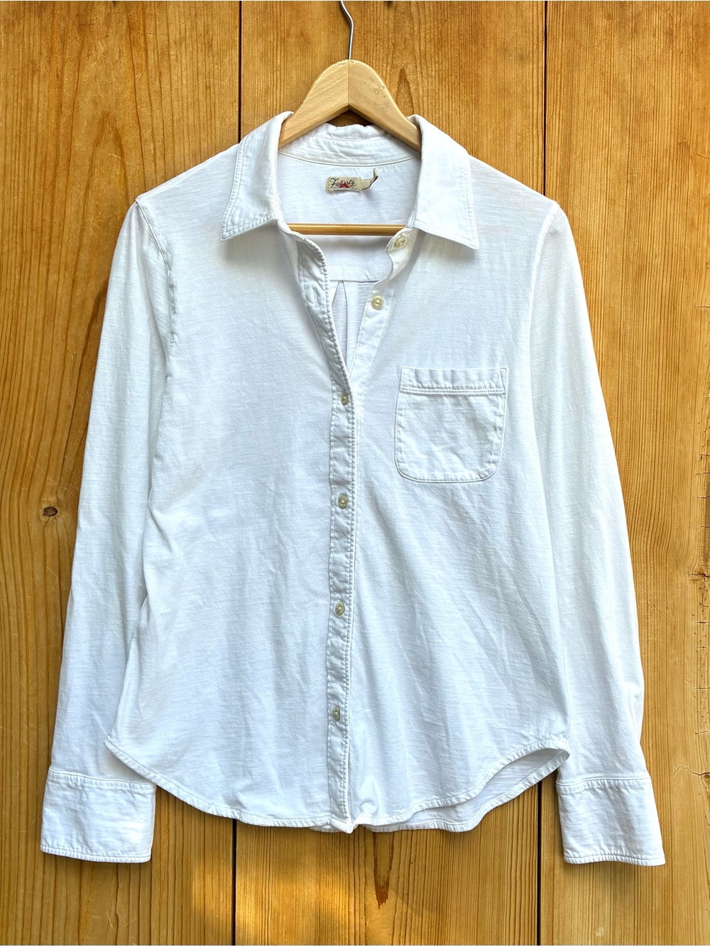 Faherty Organic Cotton White Top Women’s Sz Small